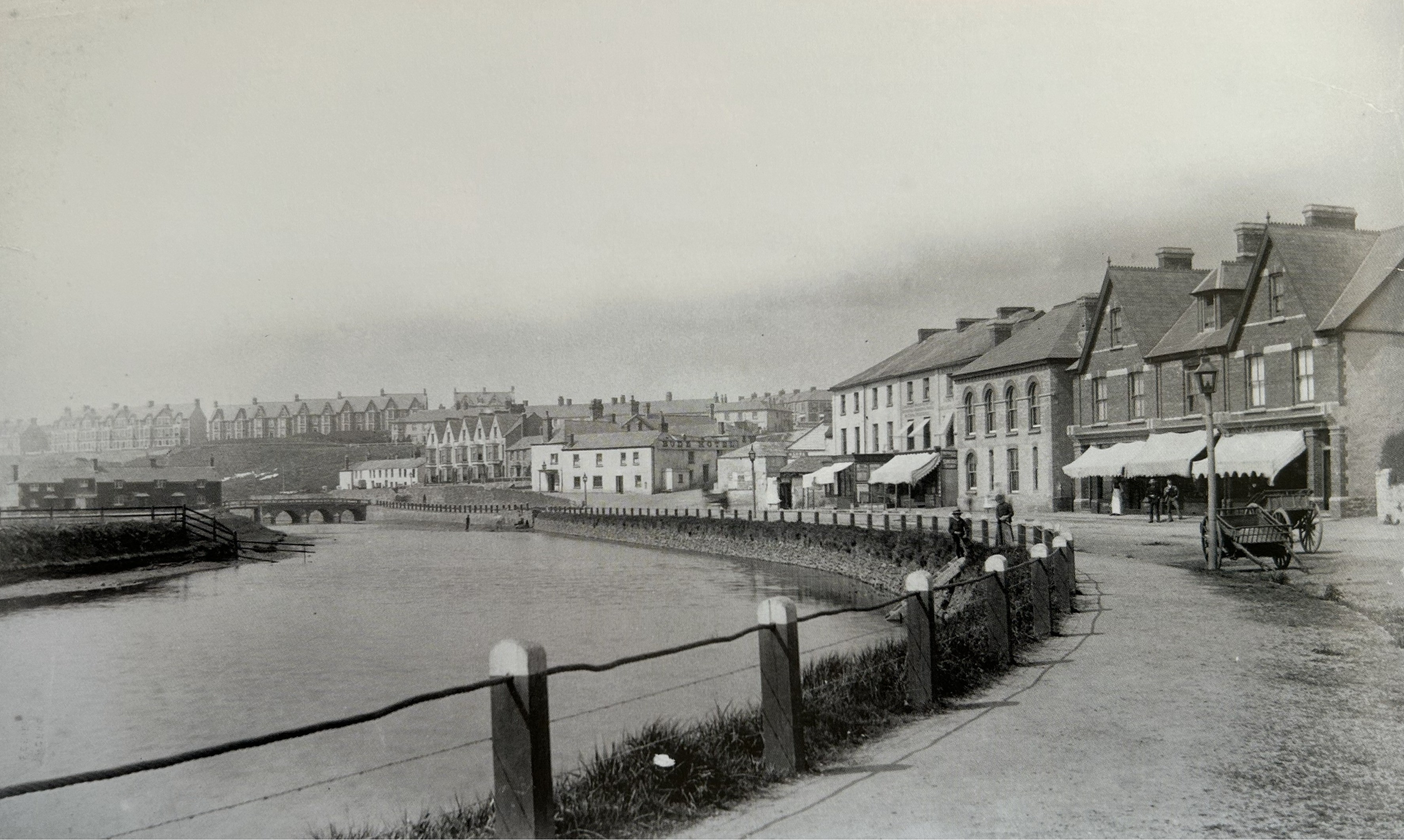 Narrowing beach